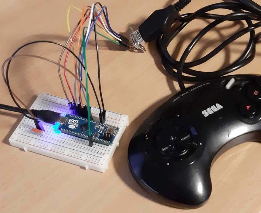 Picture of the breadboard prototype